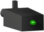 Warystor z zieloną diodą LED 6..24V AC/DC